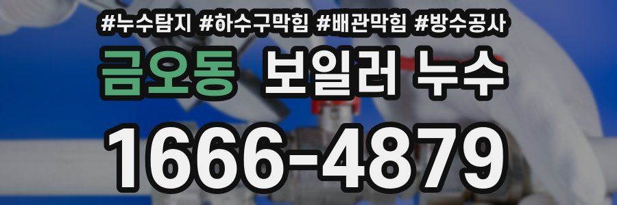 금오동 보일러 누수