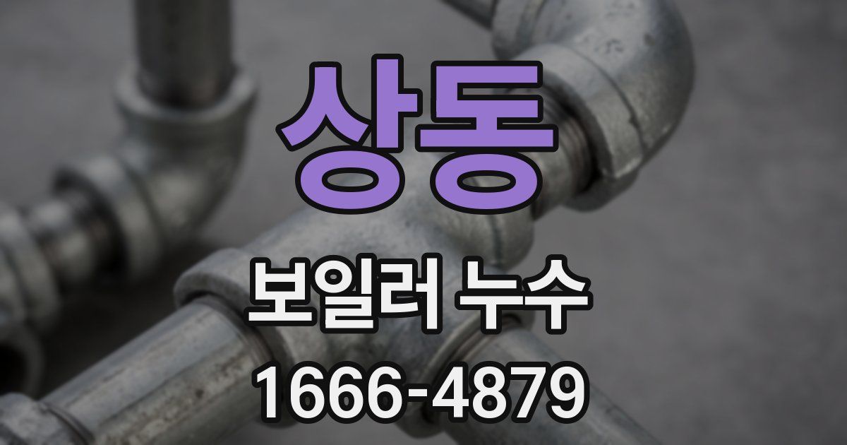 상동 보일러 누수
