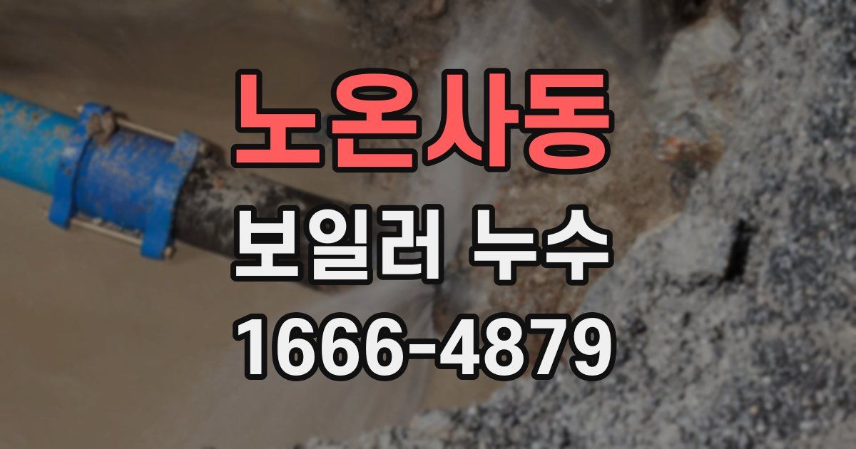 노온사동 보일러 누수