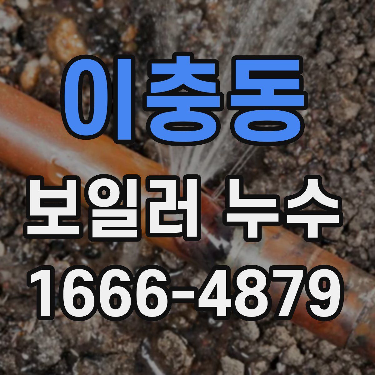 이충동 보일러 누수