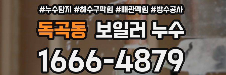 독곡동 보일러 누수