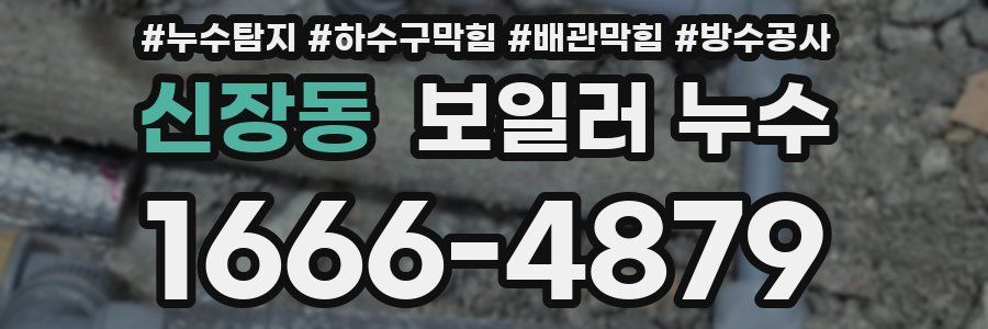 신장동 보일러 누수