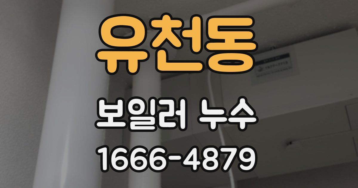 유천동 보일러 누수