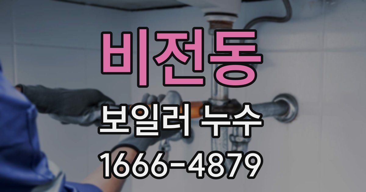 비전동 보일러 누수