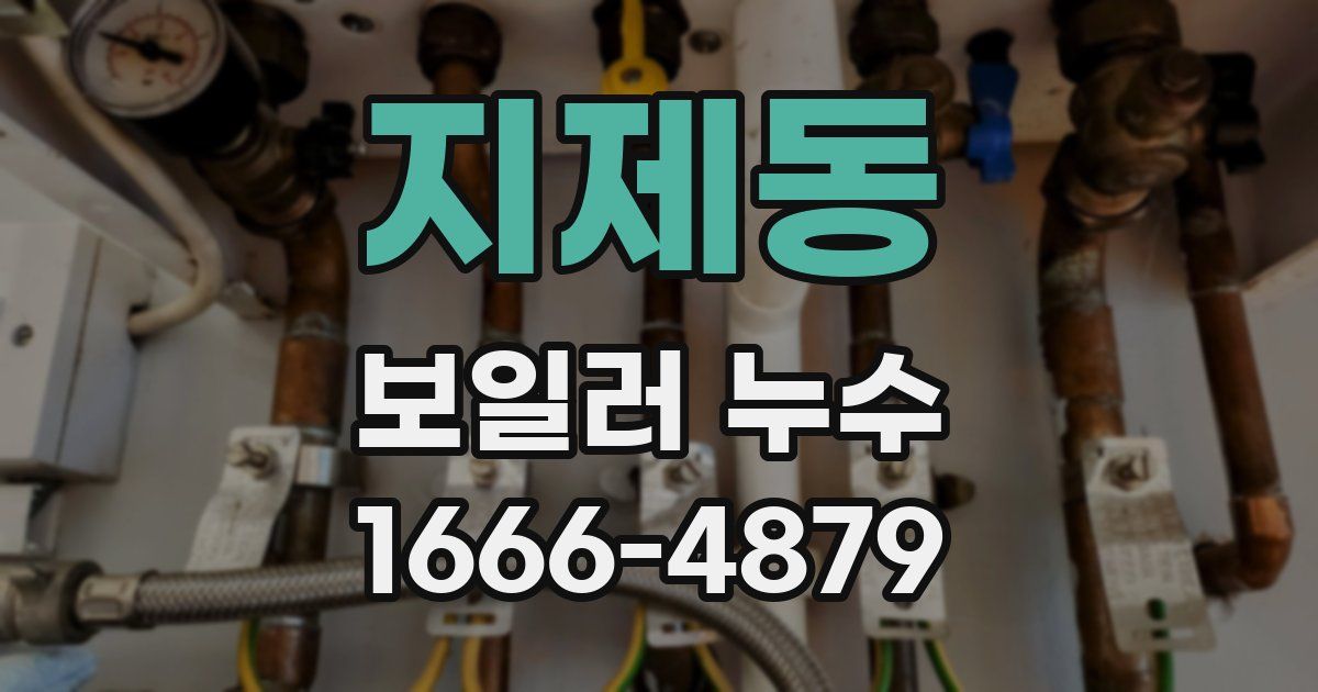 지제동 보일러 누수