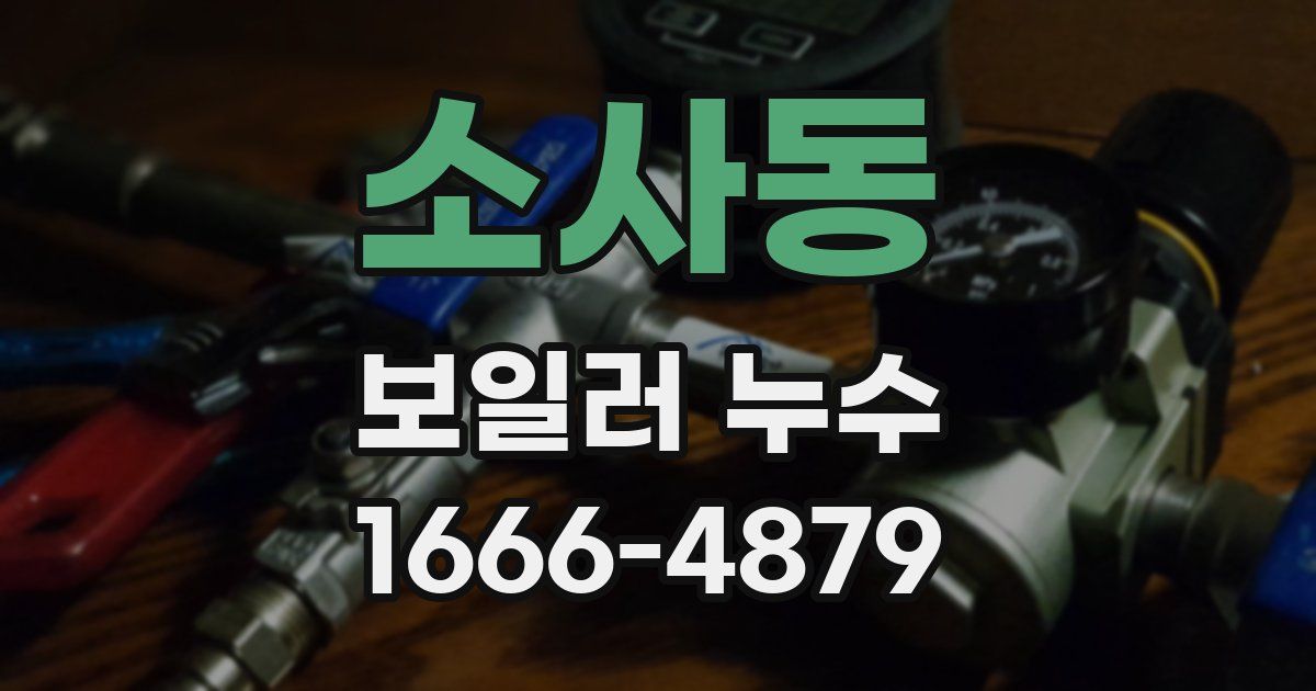 소사동 보일러 누수