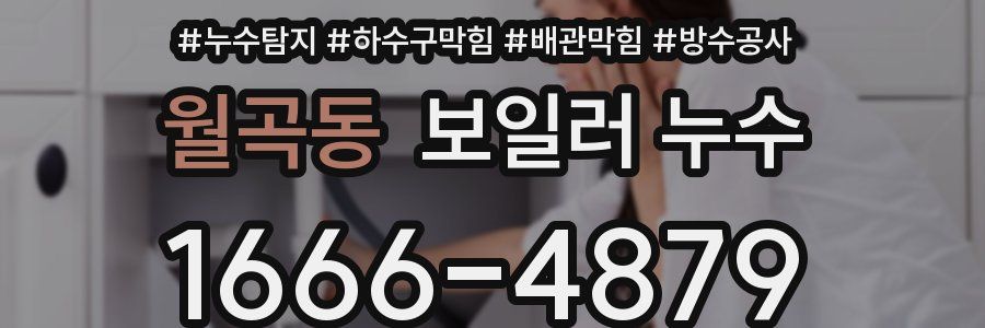 월곡동 보일러 누수