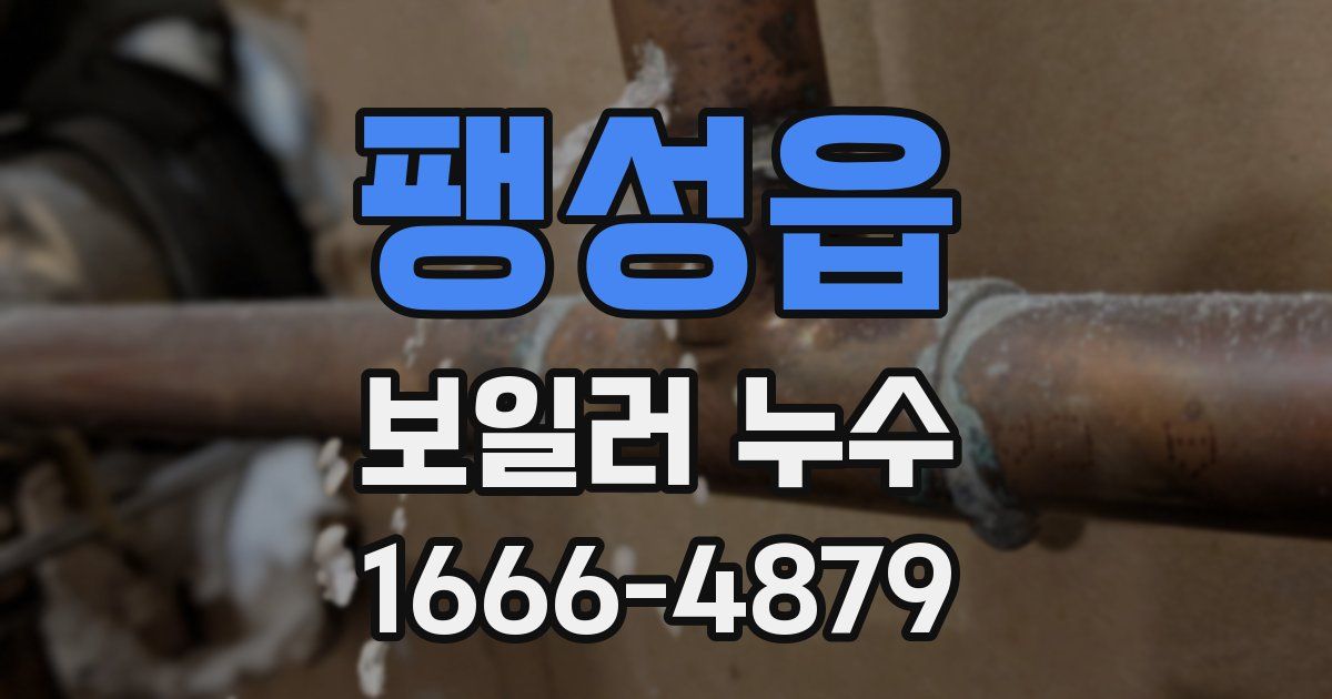 팽성읍 보일러 누수