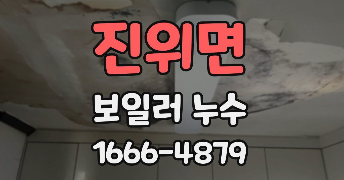 진위면 보일러 누수