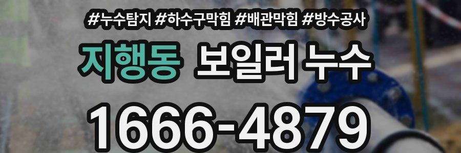 지행동 보일러 누수