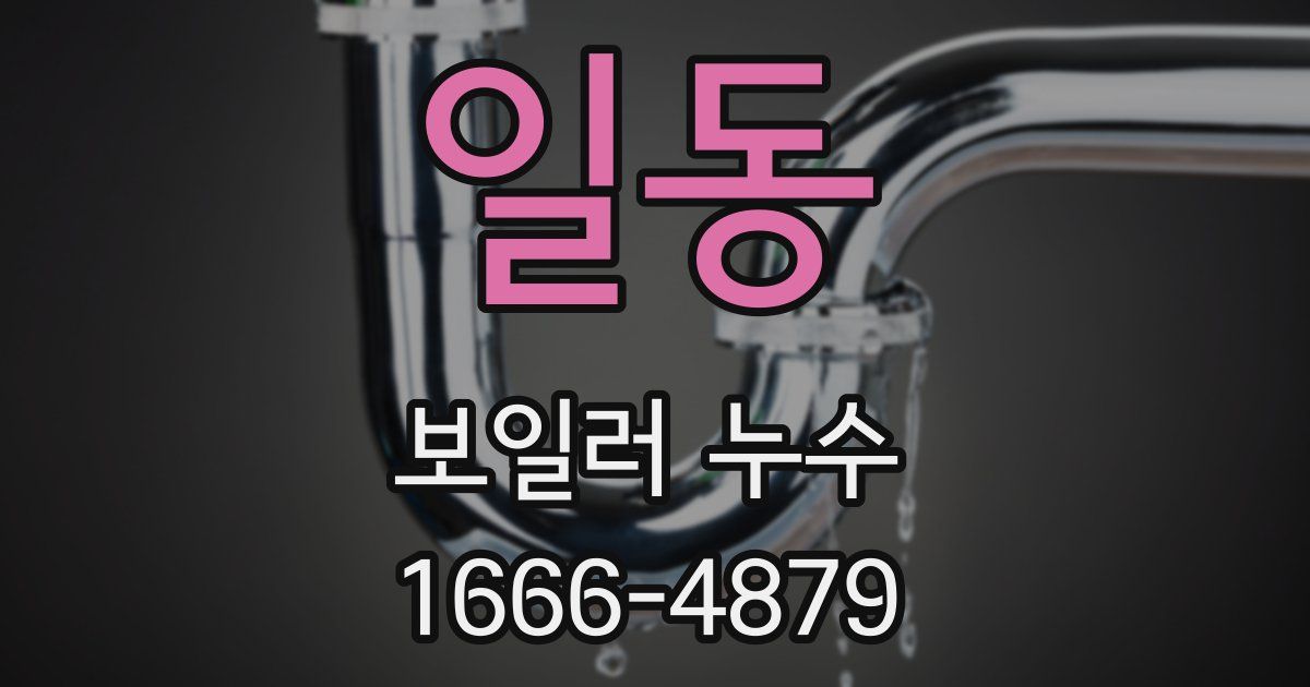 일동 보일러 누수