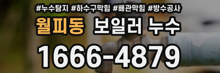 월피동 보일러 누수