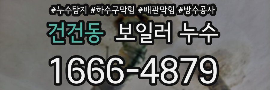건건동 보일러 누수
