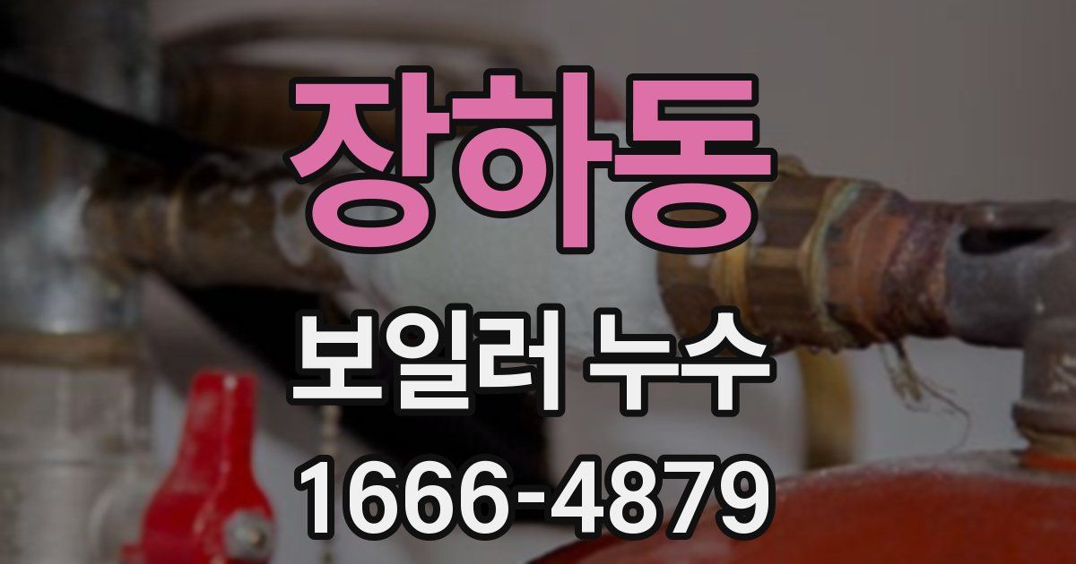 장하동 보일러 누수