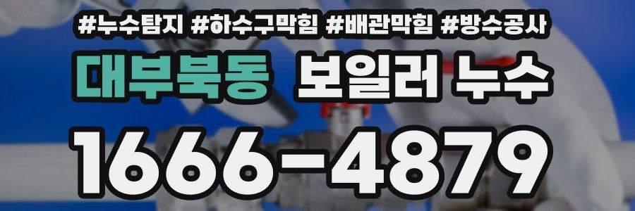 대부북동 보일러 누수