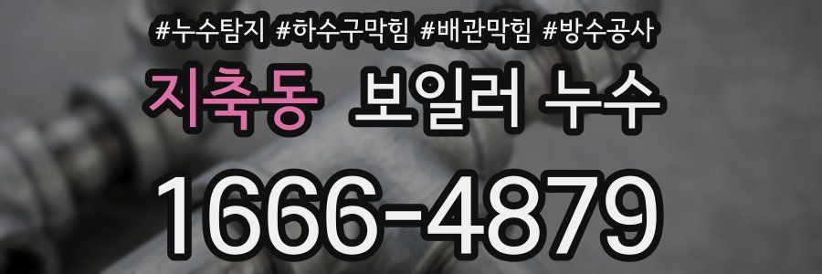 지축동 보일러 누수