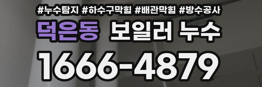 덕은동 보일러 누수