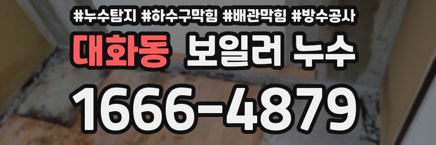대화동 보일러 누수