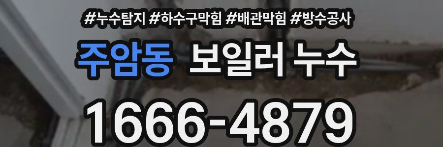 주암동 보일러 누수