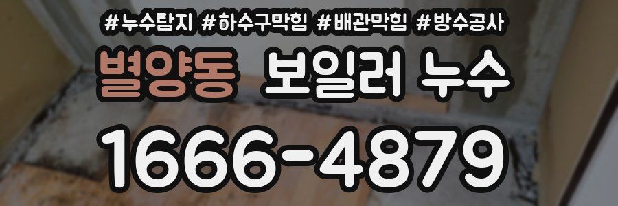 별양동 보일러 누수