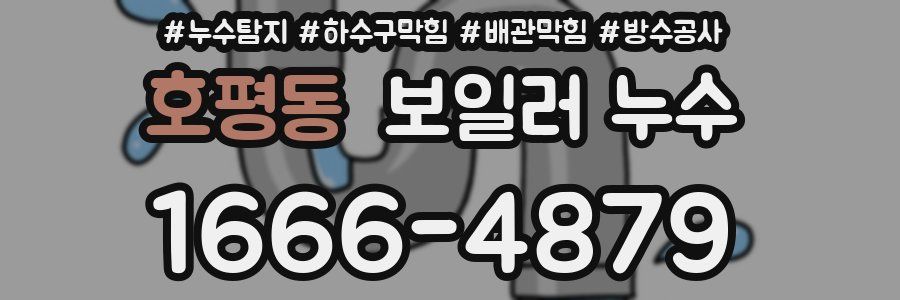 호평동 보일러 누수