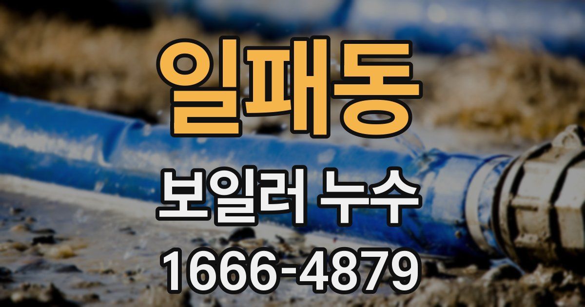 일패동 보일러 누수