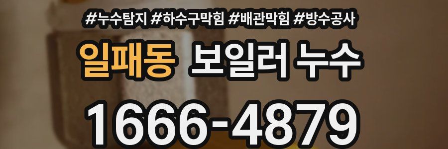 일패동 보일러 누수