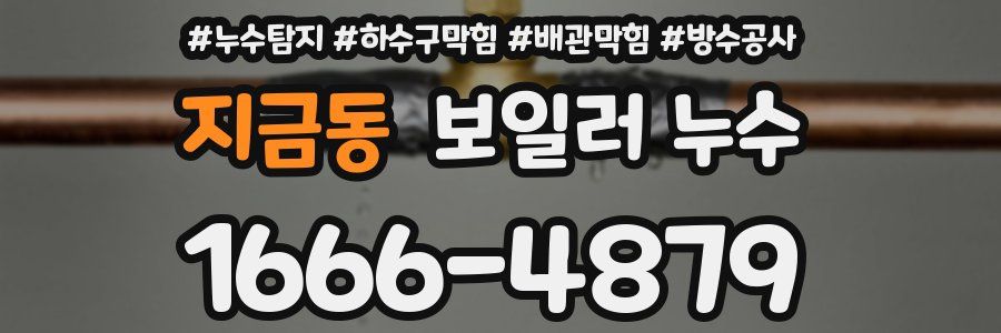 지금동 보일러 누수