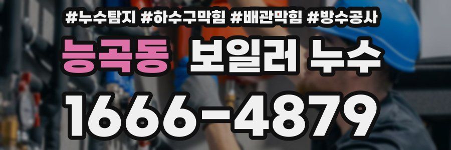 능곡동 보일러 누수