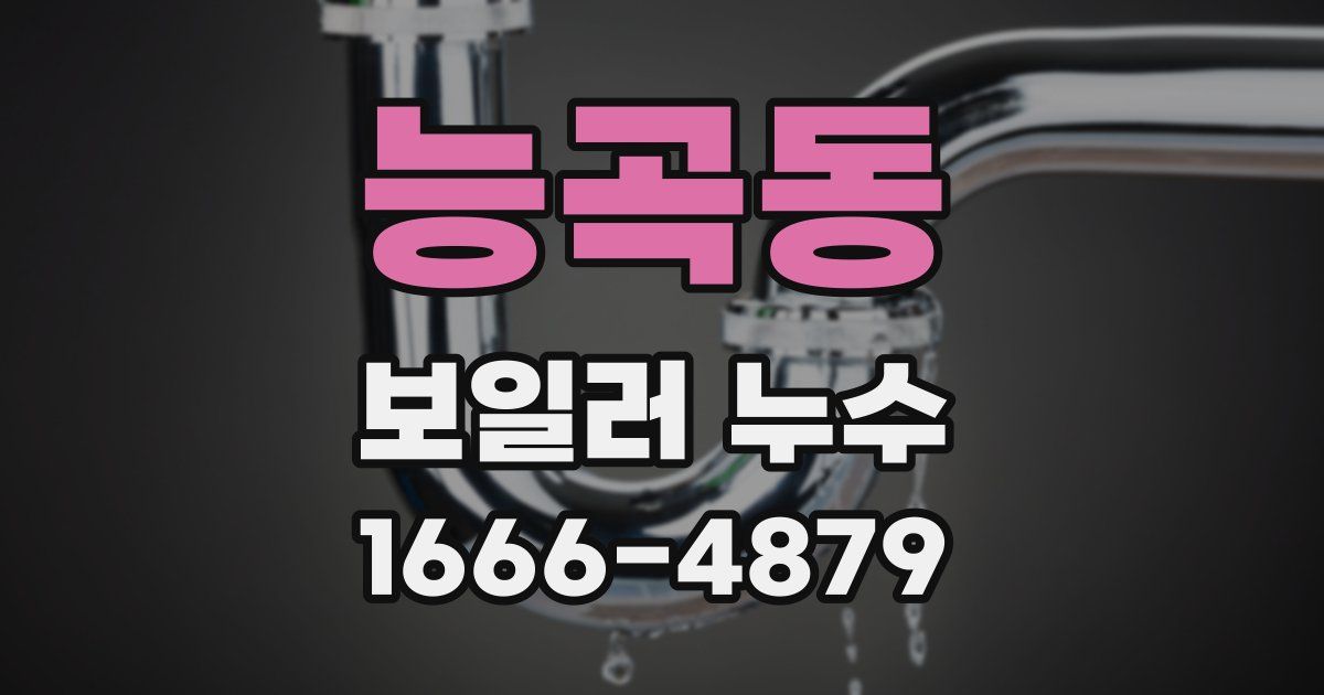 능곡동 보일러 누수