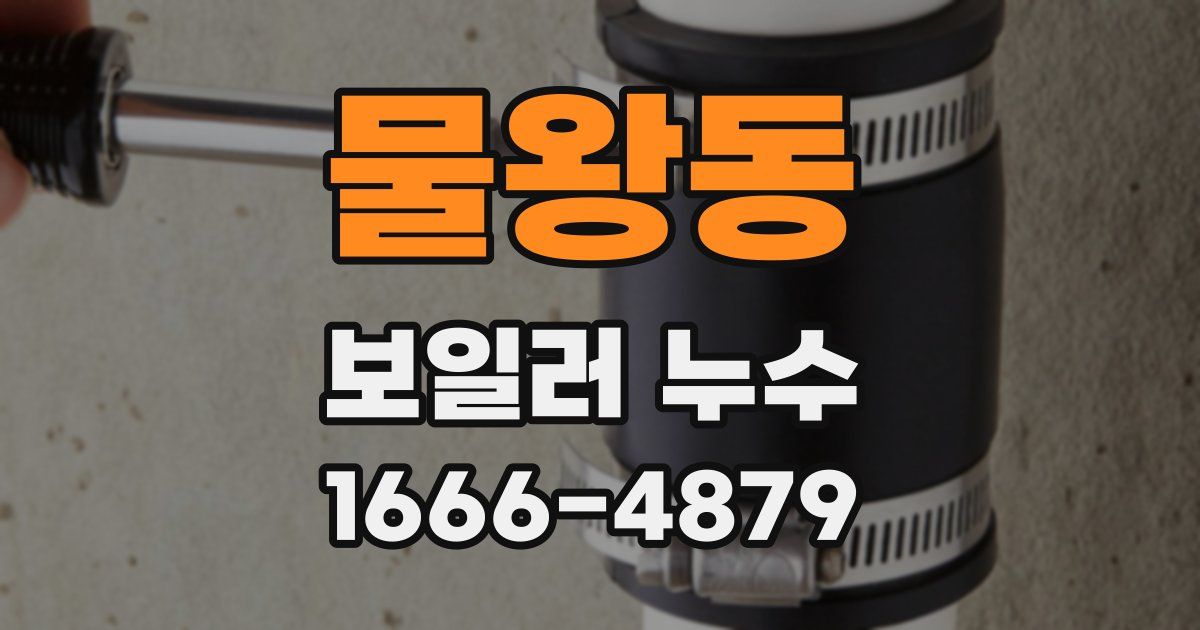 물왕동 보일러 누수