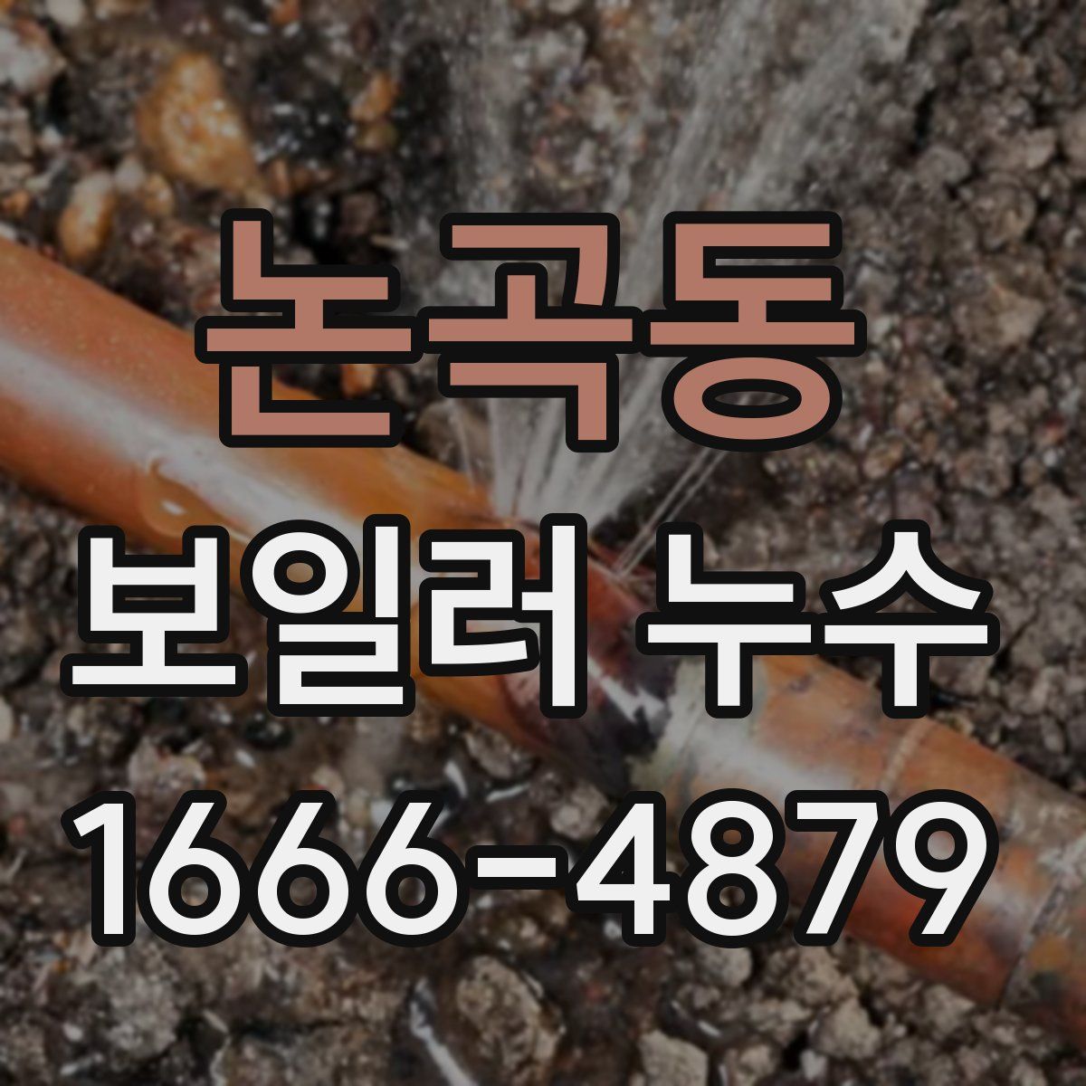 논곡동 보일러 누수