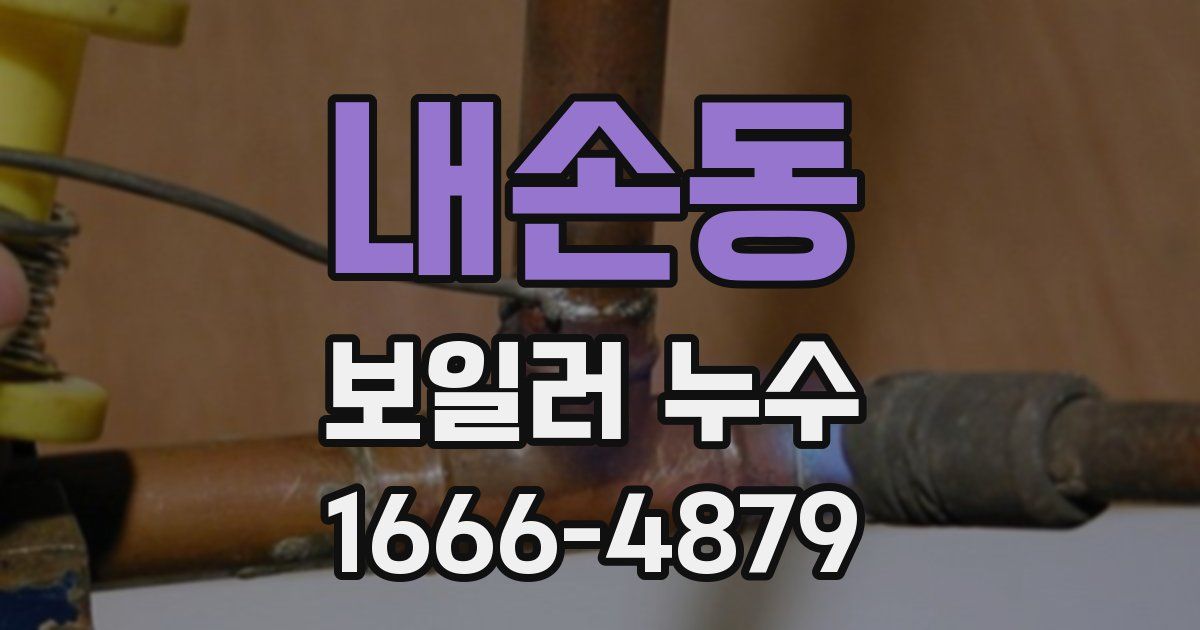 내손동 보일러 누수