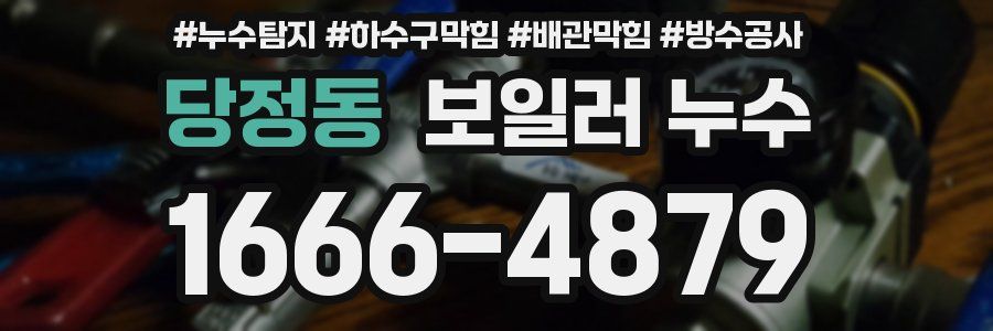 당정동 보일러 누수