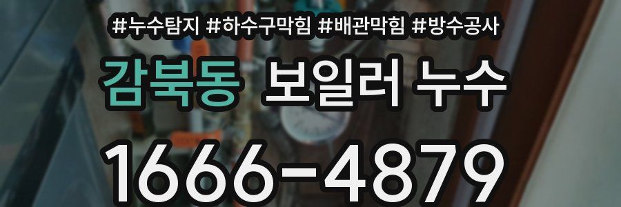 감북동 보일러 누수