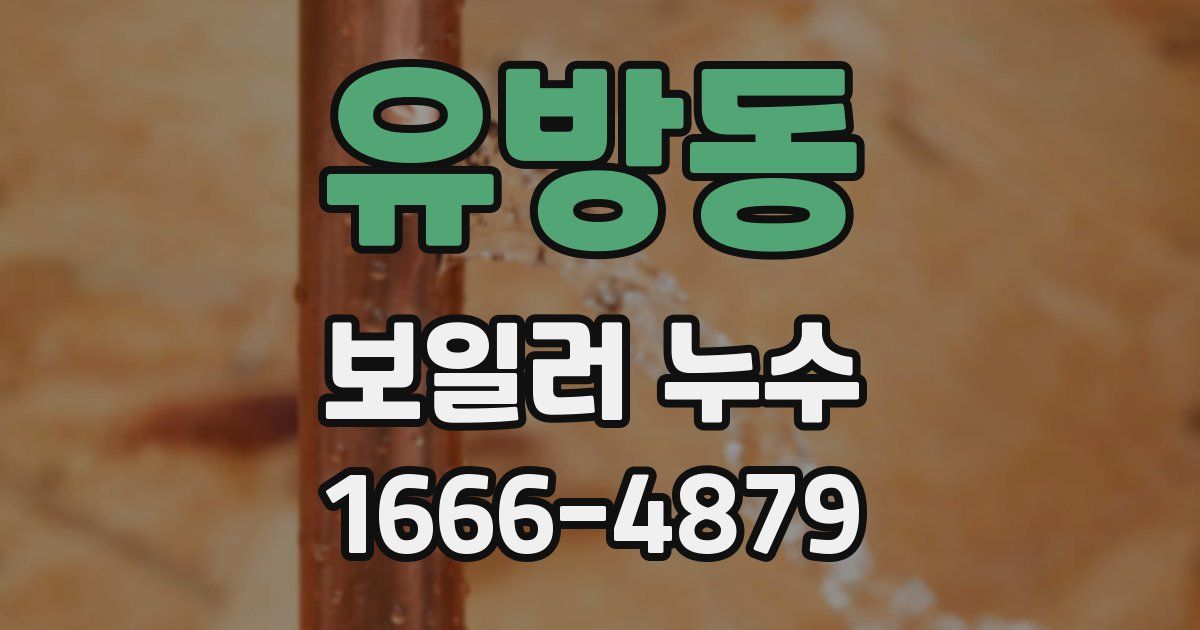유방동 보일러 누수