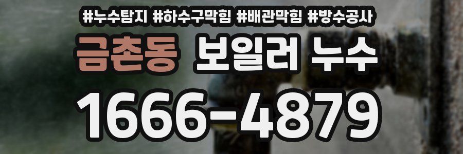 금촌동 보일러 누수