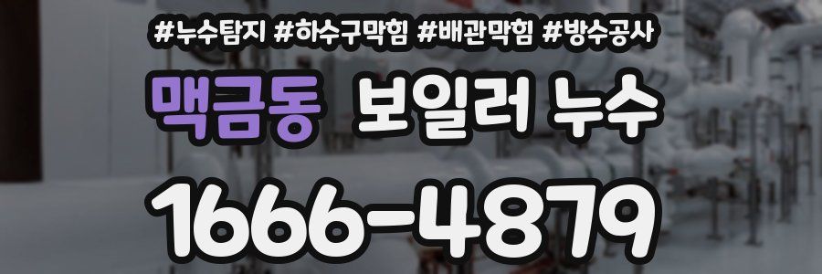 맥금동 보일러 누수