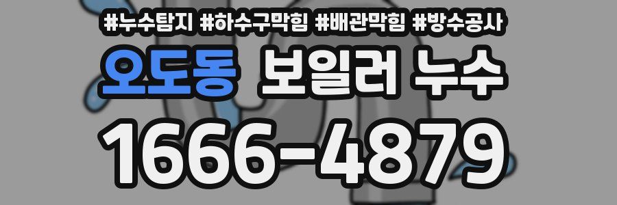 오도동 보일러 누수