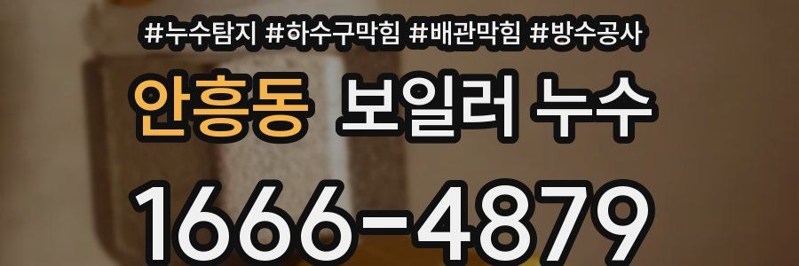 안흥동 보일러 누수