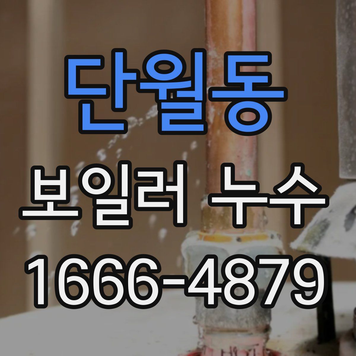 단월동 보일러 누수