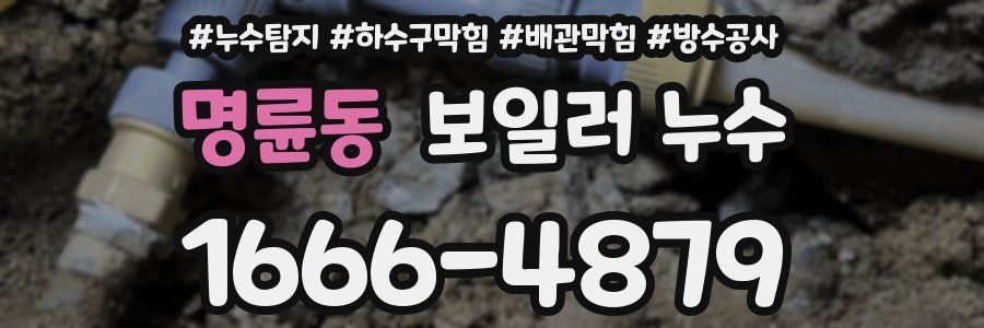 명륜동 보일러 누수