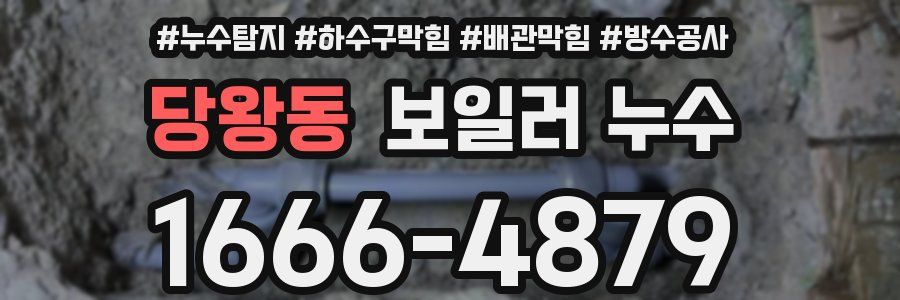 당왕동 보일러 누수