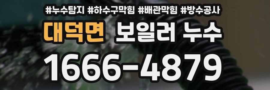 대덕면 보일러 누수