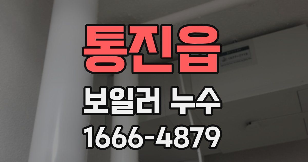 통진읍 보일러 누수