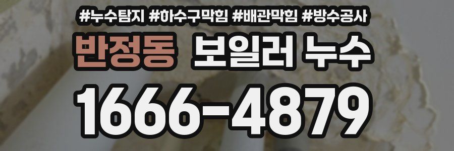 반정동 보일러 누수