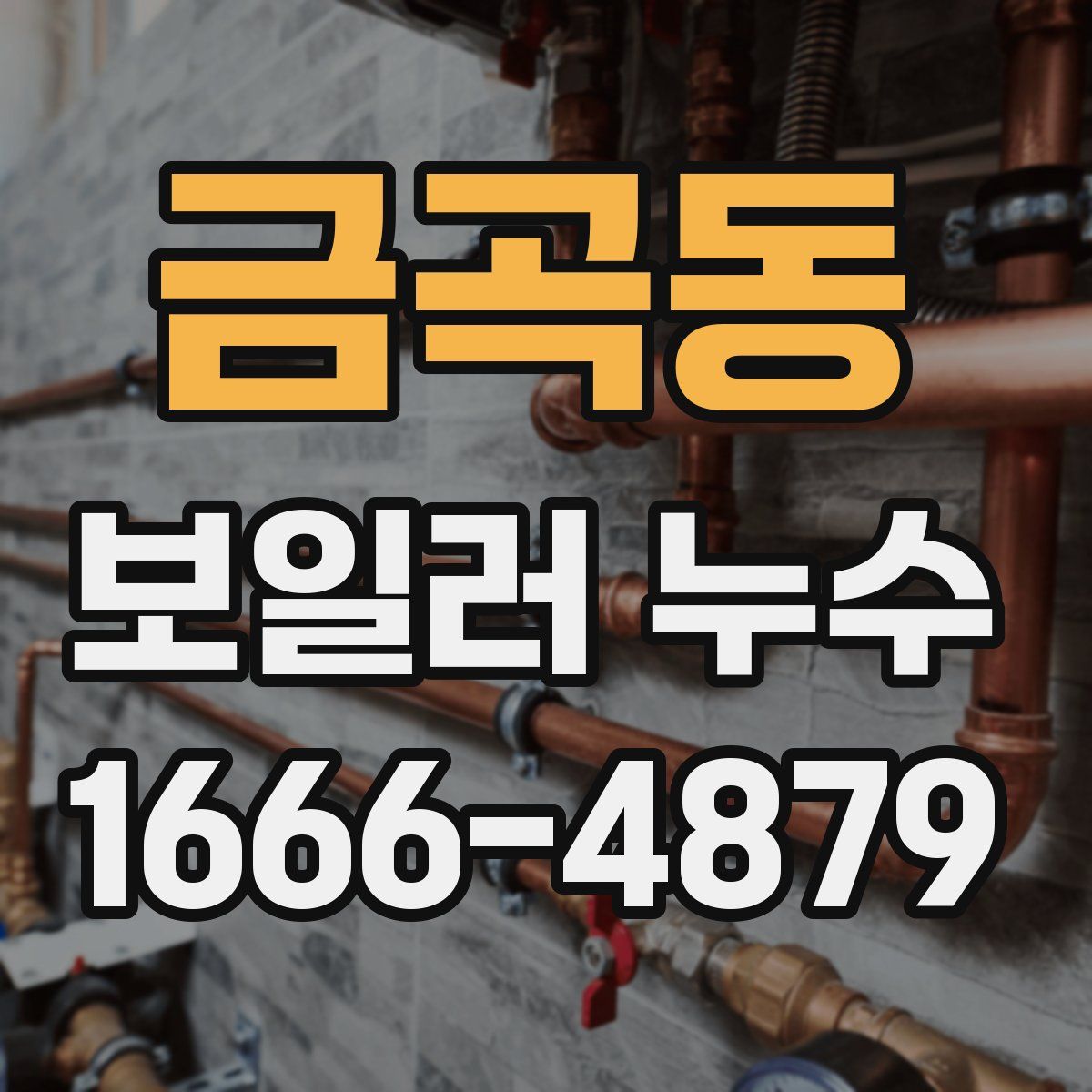 금곡동 보일러 누수