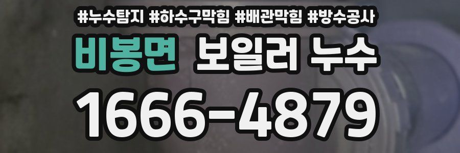 비봉면 보일러 누수
