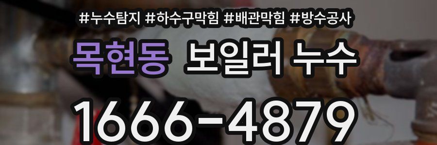 목현동 보일러 누수