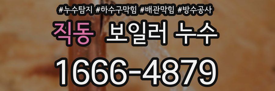직동 보일러 누수